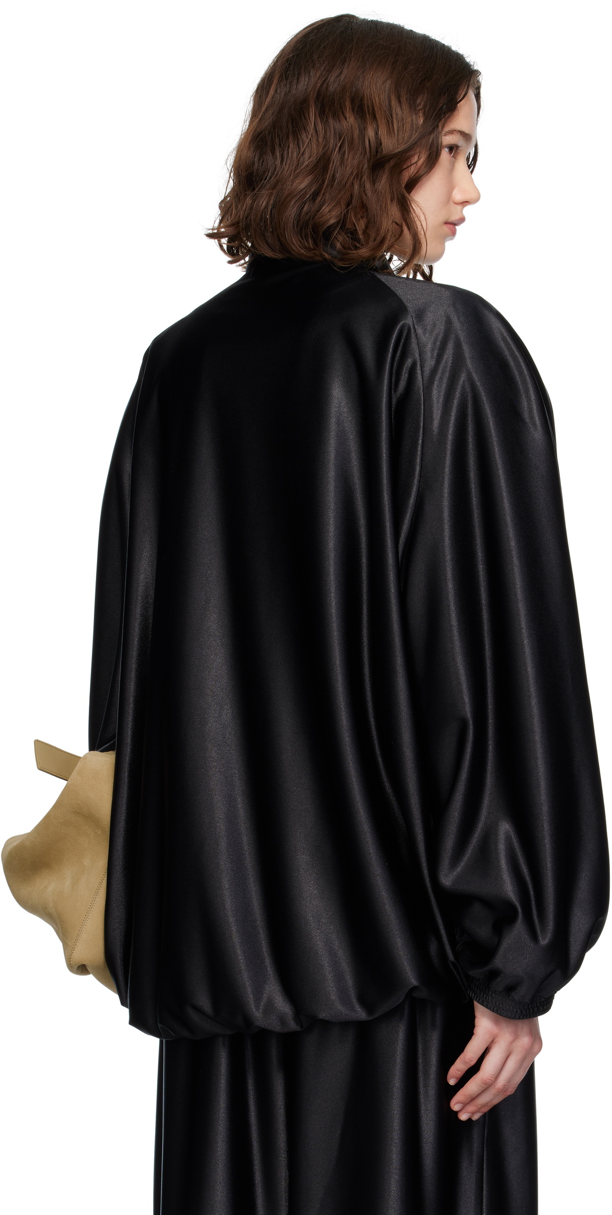MARIE ADAM-LEENAERDT Black Chic Tracksuit Jacket