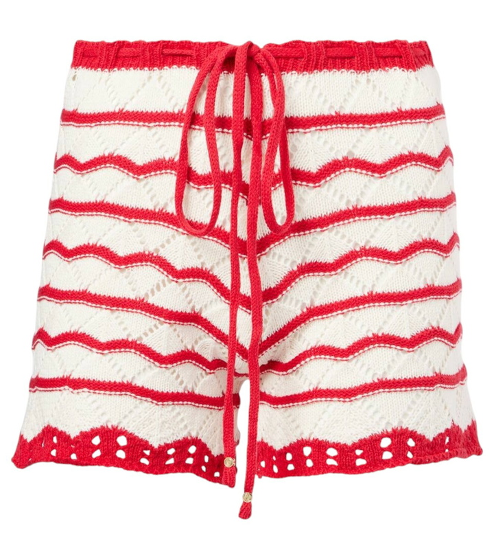 Photo: Bananhot Kim crochet cotton-blend shorts