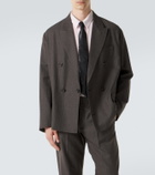 Our Legacy Halt striped wool and cotton blazer
