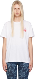 GANNI White 'GoGo' T-Shirt