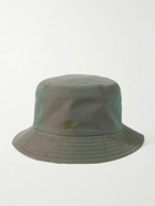 Burberry - Reversible Logo-Embroidered Cotton-Twill Bucket Hat - Green