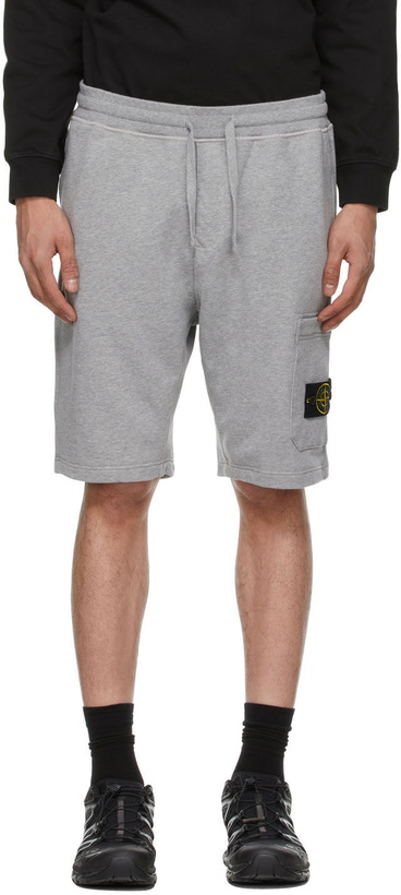 Photo: Stone Island Grey Bermuda Shorts