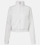 Gucci Ribbed-knit cropped sweatshirt