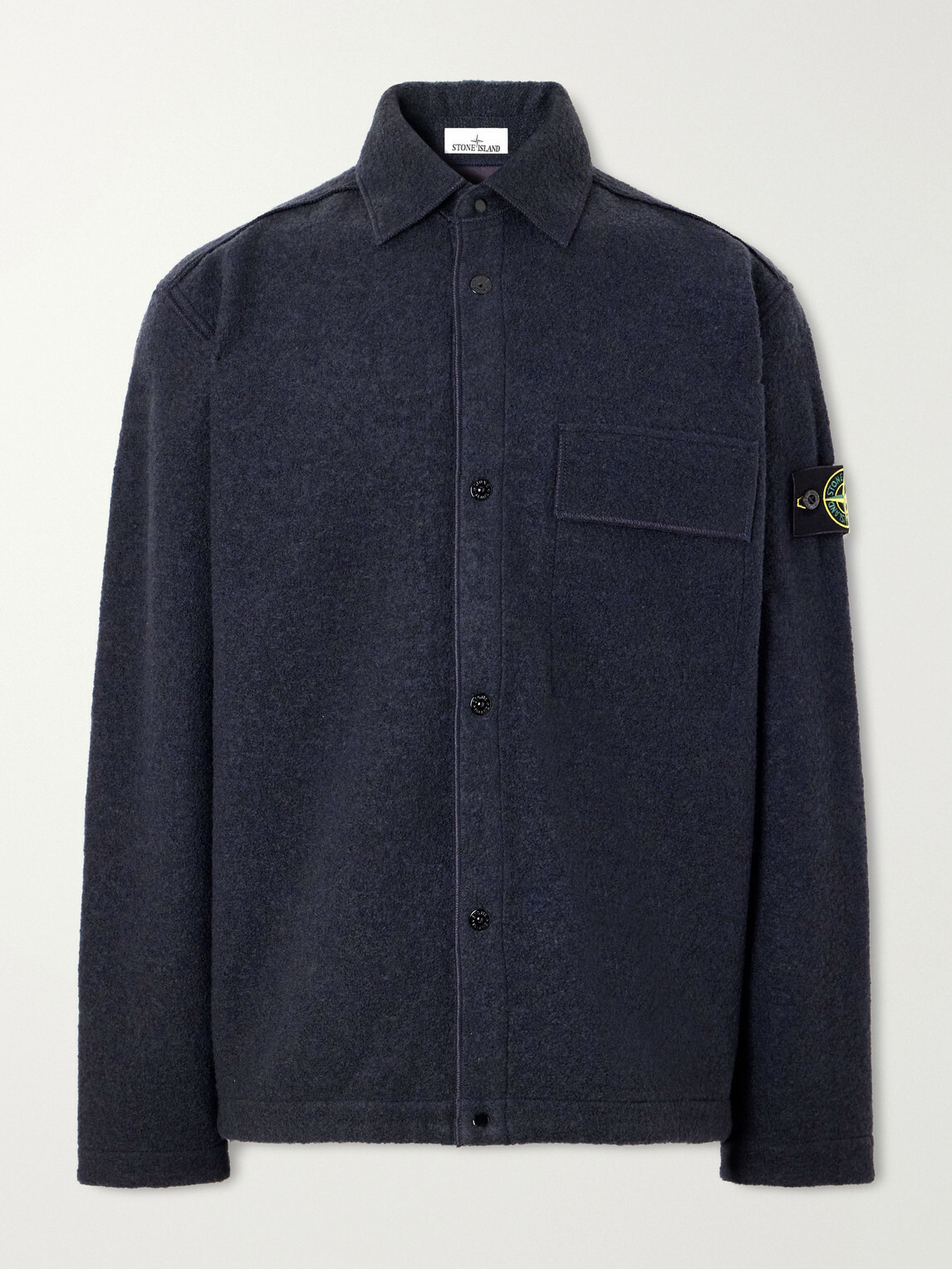 Stone Island - Micro Bouclé Overshirt - Blue