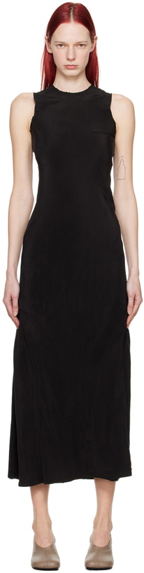 Photo: Gabriela Coll Garments Black No.257 Maxi Dress