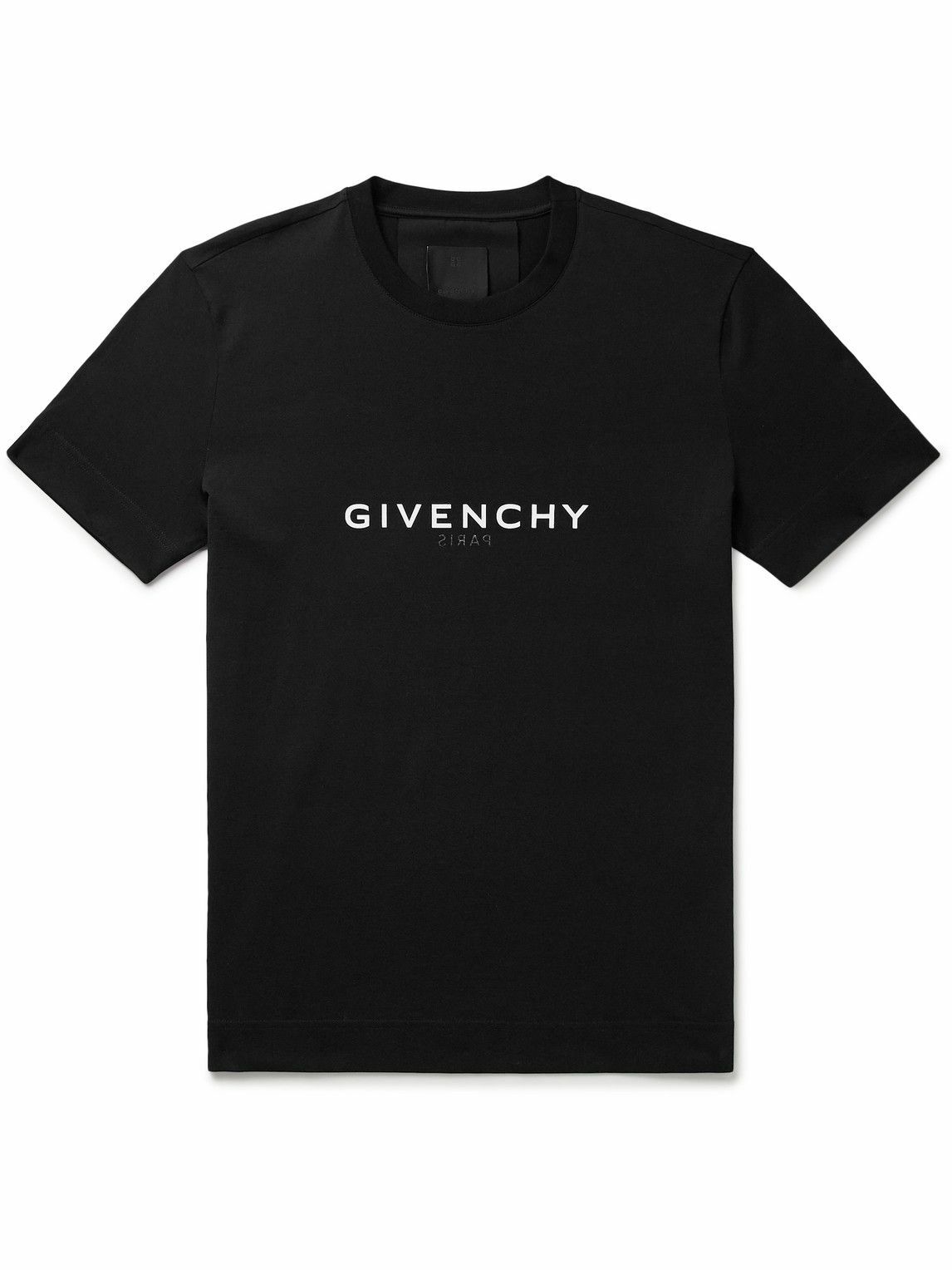 Givenchy - Logo-Print Cotton-Jersey T-Shirt - Black Givenchy