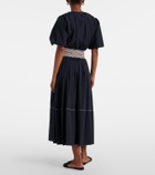 Veronica Beard Evelina cotton and silk maxi skirt