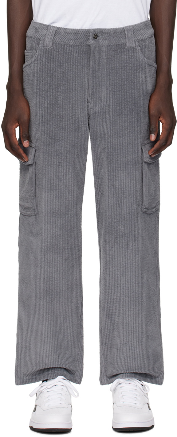 Dime Gray Relaxed Cargo Pants Dime