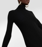 Jil Sander - Wool and silk-blend midi dress