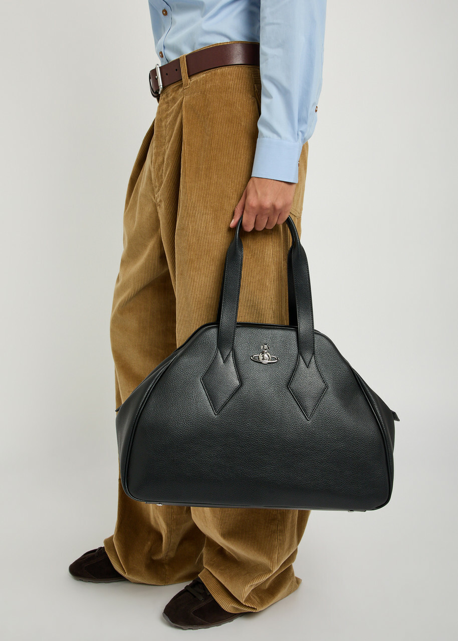 Vivienne Westwood Yasmine Large Grained Leather Tote bag - Black - One Size