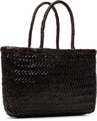 Dragon Diffusion Brown Mini Flat Gora Bag