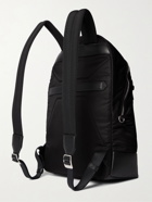 MONTBLANC - Blue Spirit Leather-Trimmed ECONYL Backpack - Black