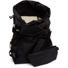 The Viridi-anne SSENSE Exclusive Black Macro Mauro Edition Wrinkled 3-Layer Backpack