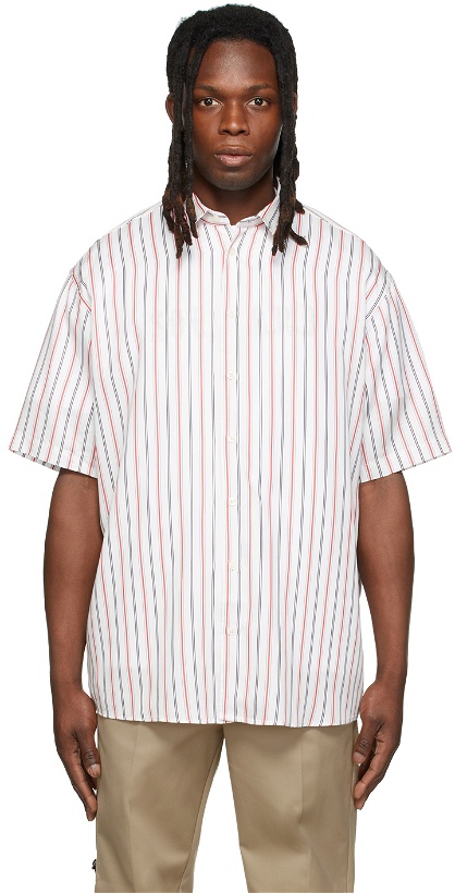 Photo: Soulland White & Red Striped Basil Shirt