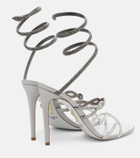 Rene Caovilla Cleo embellished satin sandals