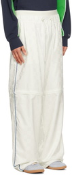 Tommy Jeans White Checkerboard Trousers