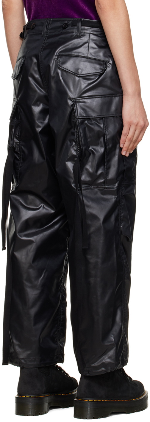 Junya Watanabe Black Strap Trousers Junya Watanabe