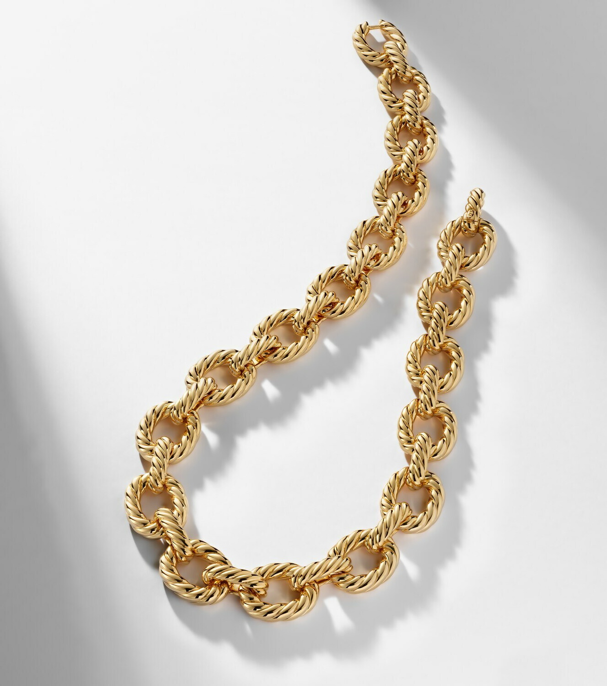 David Yurman Sculpted Cable 18kt gold (750/1000) chain necklace