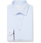 Paul Smith - Slim-Fit Pinstriped Cotton-Poplin Shirt - Blue