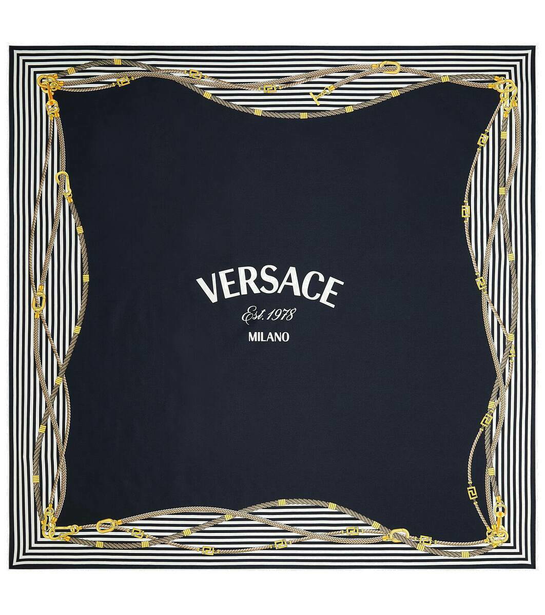 Versace Greca Border jersey crop top Versace