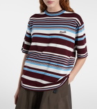 Prada Striped cotton T-shirt