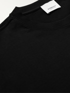 Burberry - Printed Cotton-Jersey T-Shirt - Black