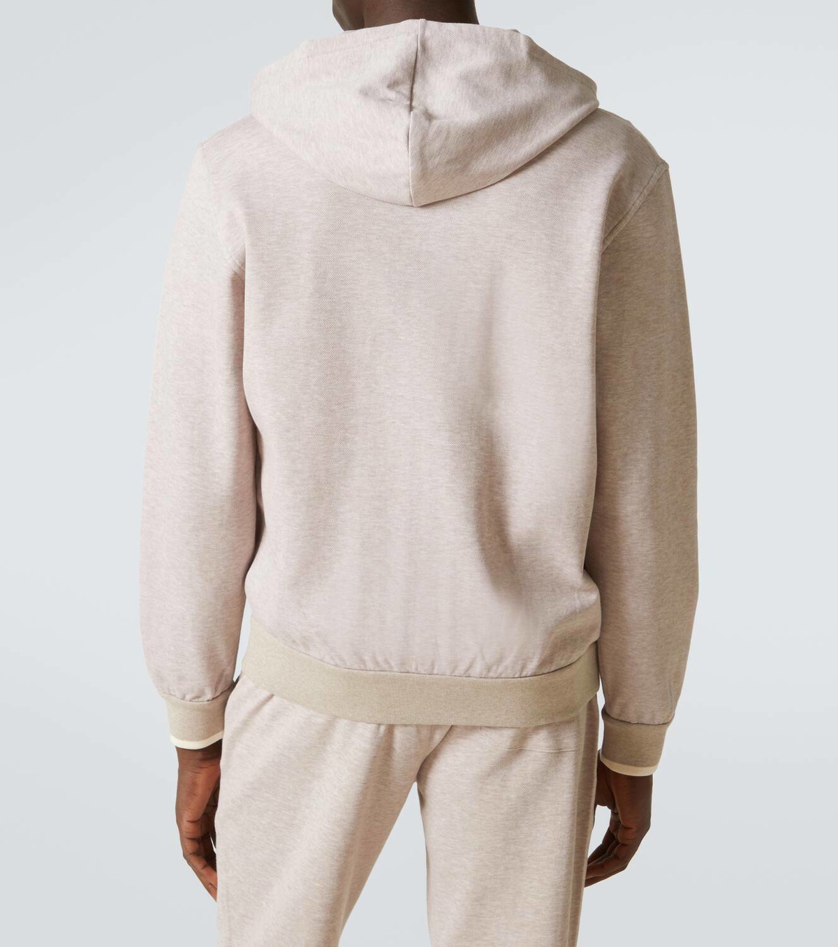 Brioni Cotton-blend jersey hoodie