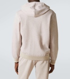 Brioni Cotton-blend jersey hoodie