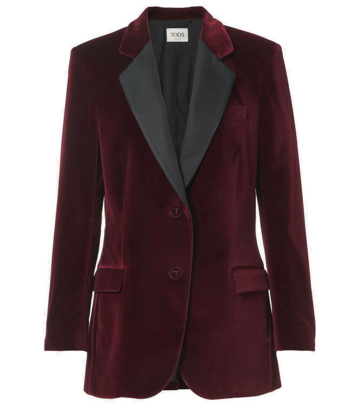 Photo: Tod's Cotton velvet blazer