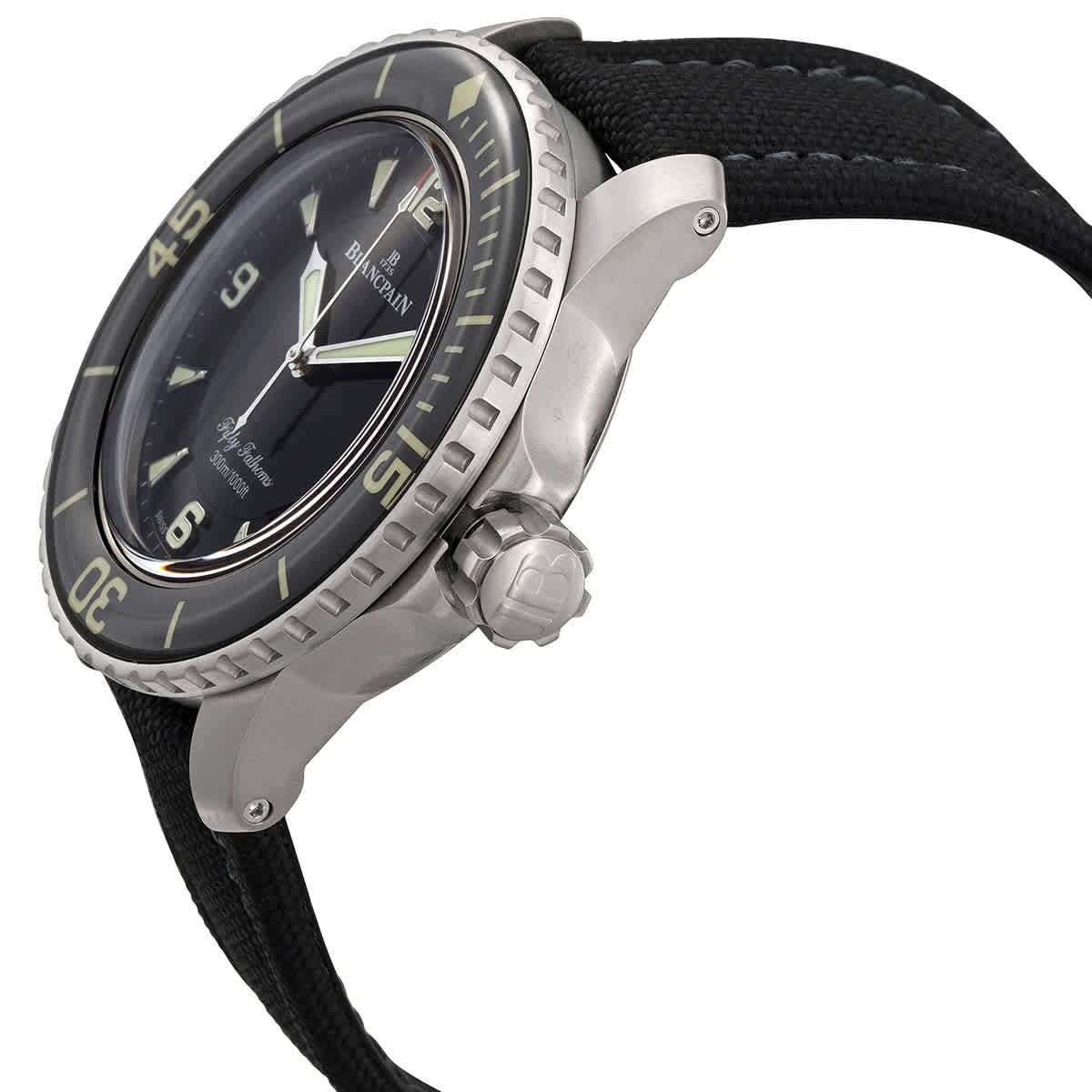 Blancpain Fifty Fathoms Automatic Black Dial Unisex Watch 5015-12b30-b52a