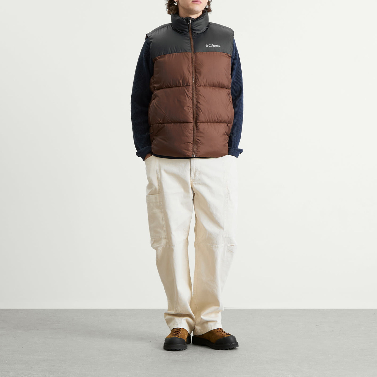 Columbia Men's Puffect™ III Vest in Tobacco/Black