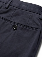 Incotex - Four Season Relaxed-Fit Cotton-Blend Chinos - Blue