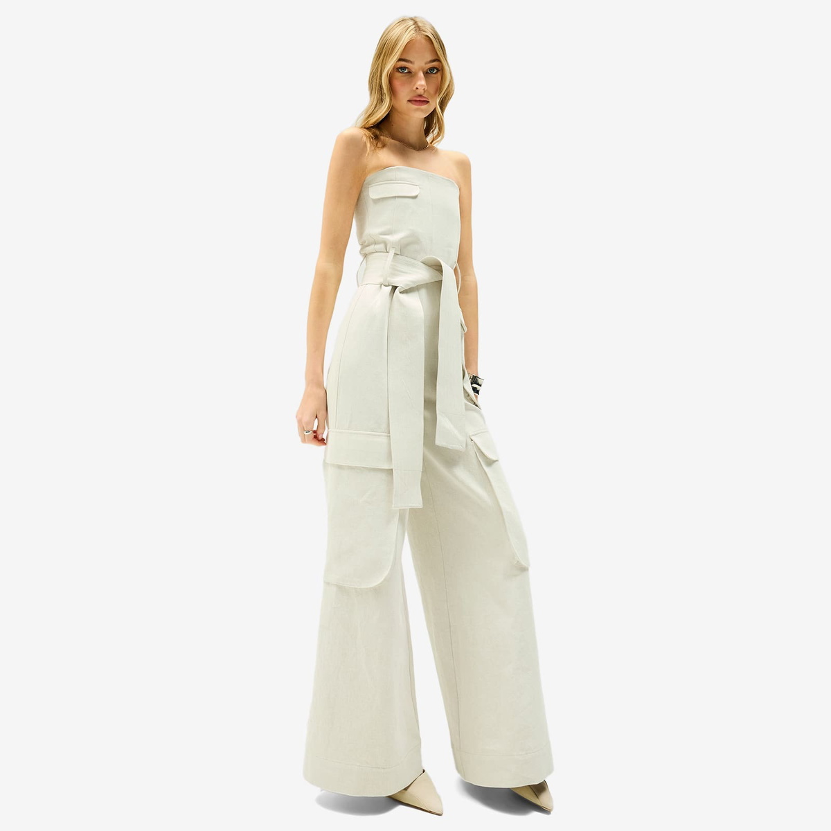 Represent Women's Wonder Jumpsuit in Off White
