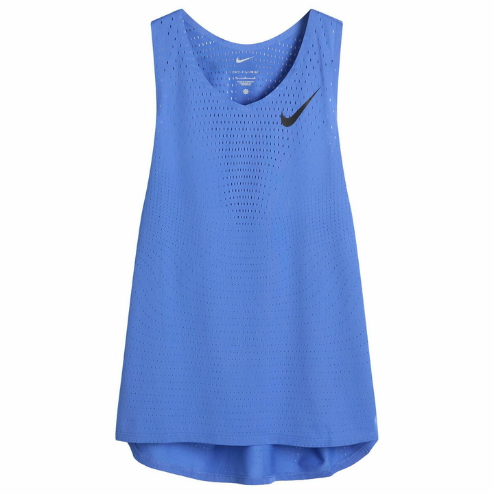 Photo: Nike Running Aeroswift Vest in Comet Blue/Black