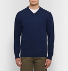 Officine Generale - Slim-Fit Cashmere Sweater - Men - Blue