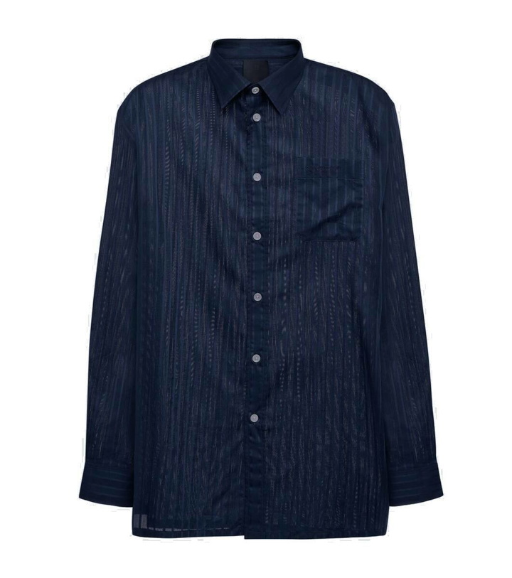 Photo: Givenchy Striped cotton voile shirt