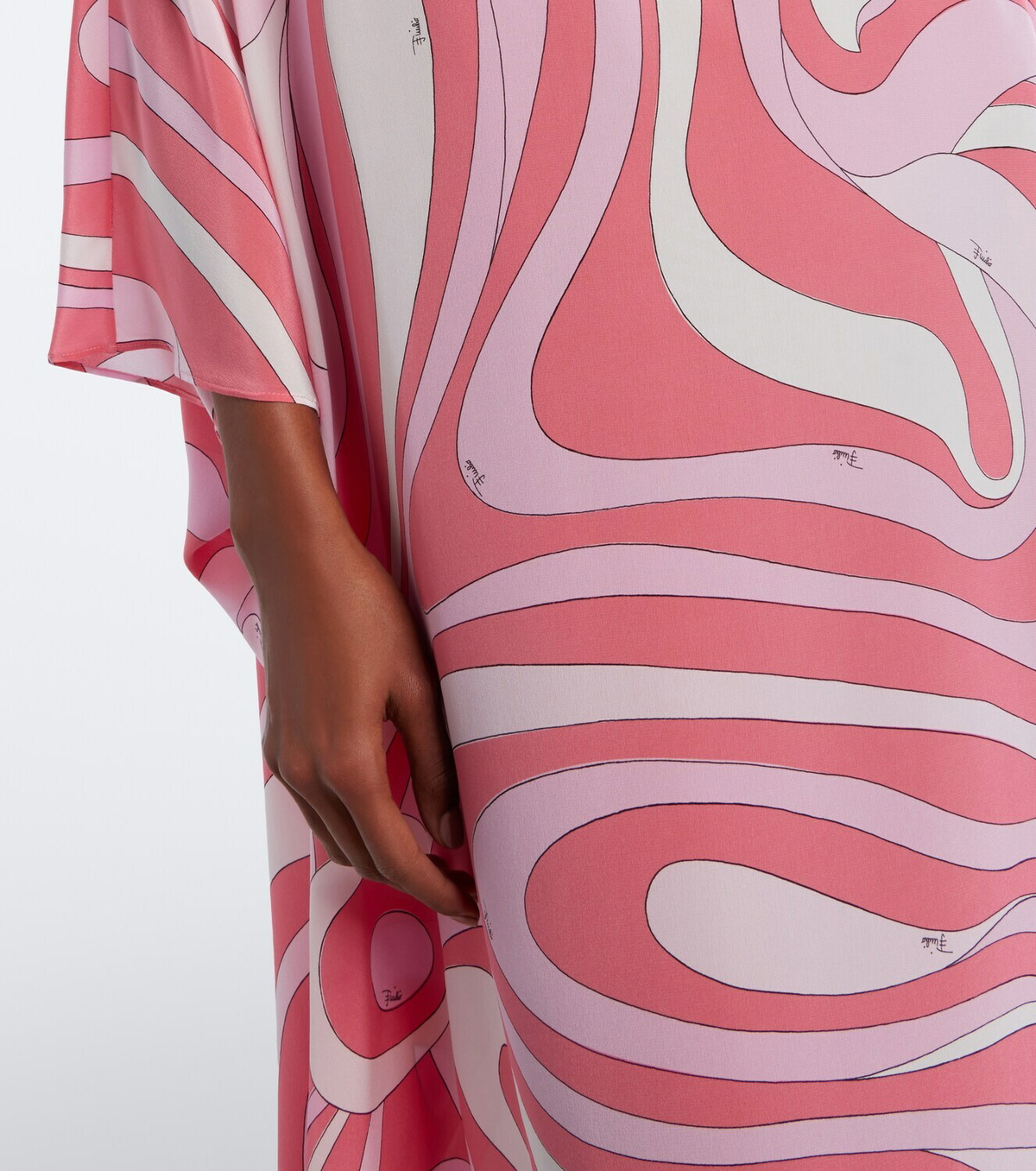 Pucci Marmo silk twill kaftan