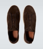 Zegna Triple Stitch suede espadrilles