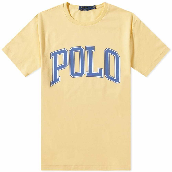 Photo: Polo Ralph Lauren Men's Arch Logo T-Shirt in Empire Yellow