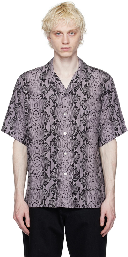 Photo: WACKO MARIA Purple Python Shirt