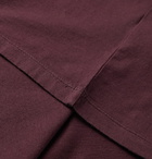 Maison Margiela - Garment-Dyed Cotton-Jersey T-Shirt - Burgundy