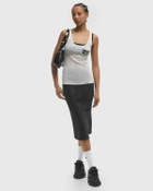 032c BLACK SUN FINE RIB TANK TOP White Womens Tops & Tank