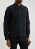 PS Paul Smith Military Cotton-blend Jacket Navy