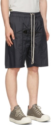 Rick Owens Black Champion Edition Nylon Shorts