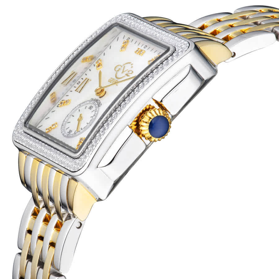 GV2 by Gevril Women\'s Watch 9255B Swiss Quartz Mother of Pearl Dial Two Tone GV2 by Gevril Women main image 3