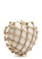 Rosantica Cupido Nodi Crystal-embellished Satin Cross-body bag - Grey - One Size