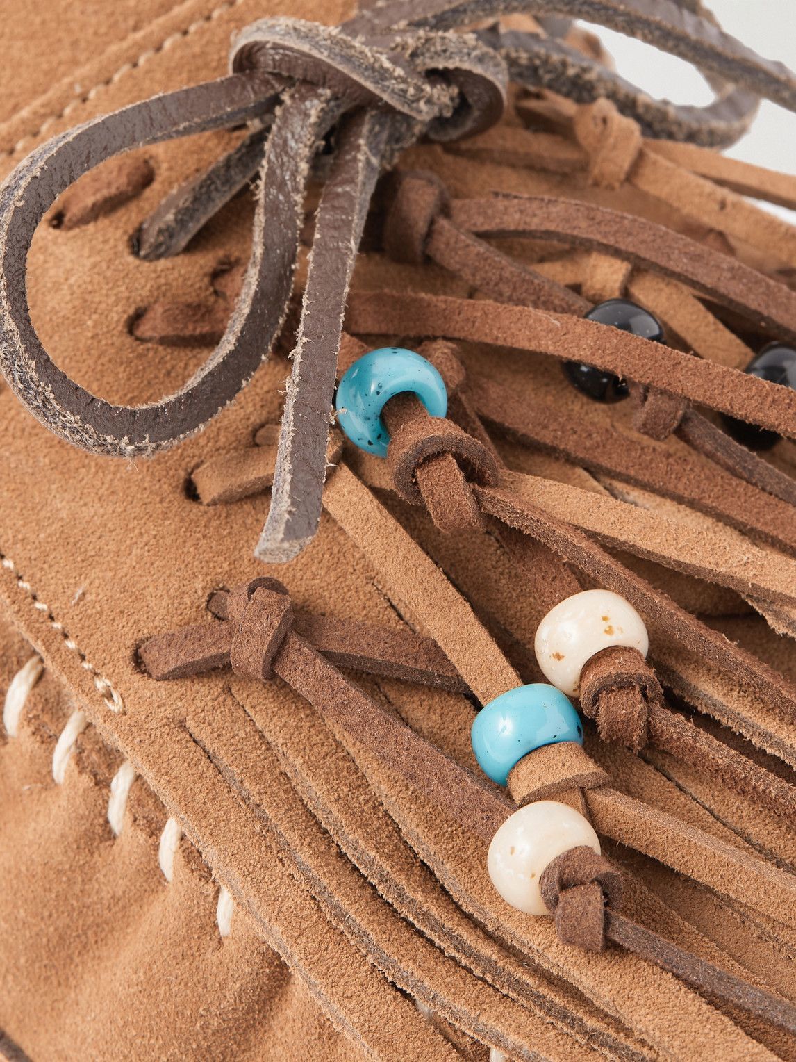 Alanui - Suicoke OWM Shearling-Lined Suede Loafers - Brown Alanui