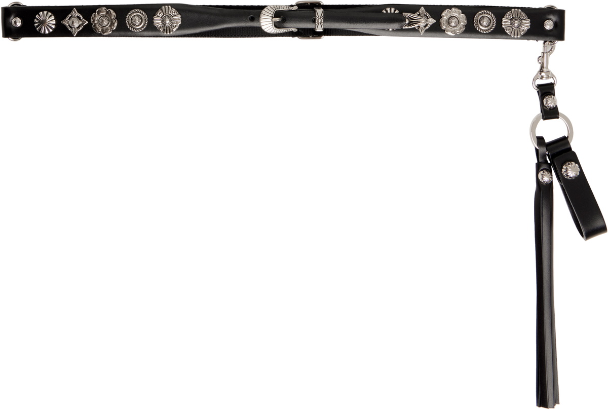 Toga Pulla Black Tassel Key Ring Belt