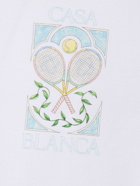 CASABLANCA Tennis Pastelle Printed T-shirt