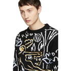 Kenzo Black and White Sketch Memento Sweater